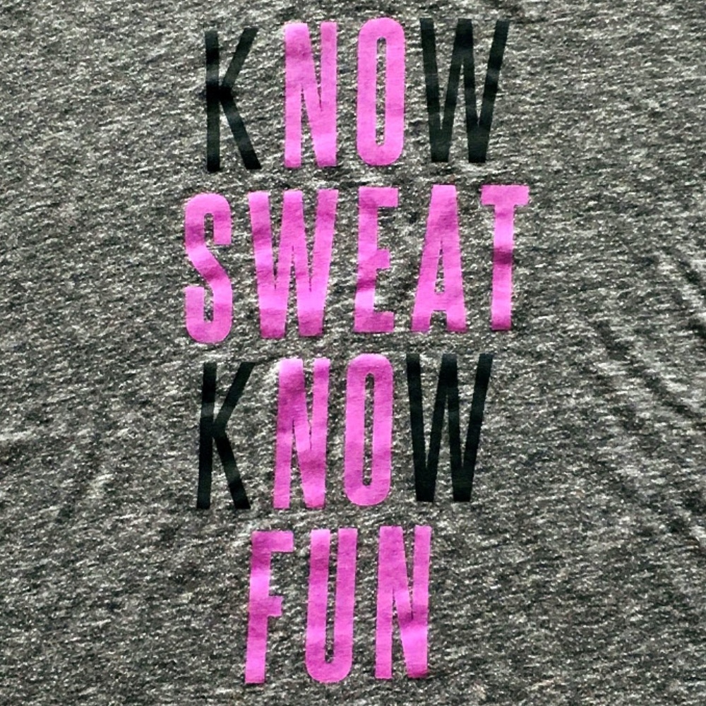 NO SWEAT NO FUN Old Navy Fitness Tee